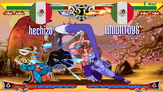 vsavj hechizo MX vs UNIONTOYS MX Vampire Savior vsav Fightcade Mar 18 [upl. by Elleirb]