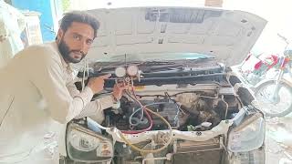 Car AC Check New Suzuki Alto  Why AC not blowing cold air  Car AC cooling problem [upl. by Nivahb]