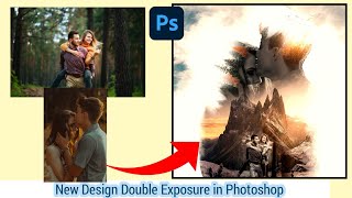 Pre Wedding Double Exposure Design Editing in Photoshop  How To Create Dual Exposure Effect [upl. by Newbill262]