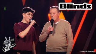 VaterSohnDuett Diese tiefen Stimmen faszinieren die Coaches  Blinds  The Voice Kids 2024 [upl. by Higley]