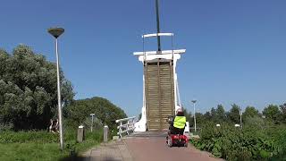 Brugopening Wittebrug Nieuwerkerk ad IJssel Ophaalbrug Drawbridge Pont Levis Klappbrücke [upl. by Kelcy506]