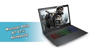 Monster Abra A7 V72 Notebook İncelemesi  173 inçte oyun keyfi [upl. by Tijnar]