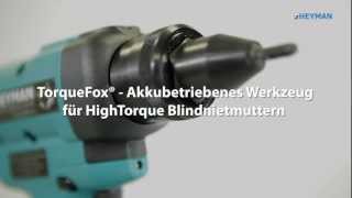 Akku Werkzeug für High Torque Blindnietmuttern [upl. by Eseuqram251]