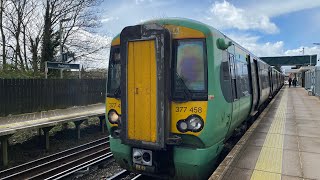 Class 377458 departs Polegate [upl. by Erastes]