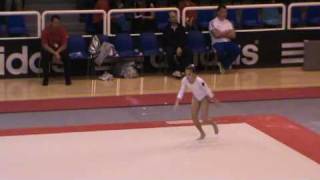 Iordache Larisa ROU sol tournoi Schiltigheim 2010 [upl. by Baugh]