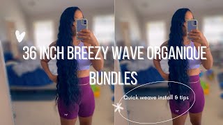 HAIR  36 inch Organique Quick Weave [upl. by Tobiah]