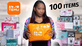 I Bought 100 Nail Products from TEMU [upl. by Leibrag]