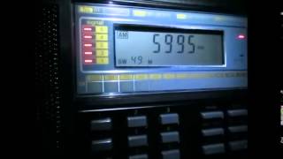 5995 Khz Radio Mali Bamako presumed [upl. by Llehcim577]