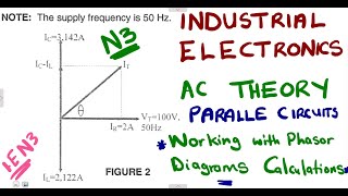 Industrial Electronics N3 AC Theory Parallel RLC Circuits Working With Phasor Diagrams April 2015 [upl. by Nosreh]