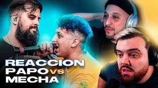 PIEZAS E IBAI REACCIONAN A PAPO VS MECHA CON ANÁLISIS AL FINAL  FMSARGENTINA [upl. by Philbrook]