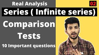 Comparison test for convergence of Infinite series  Real analysis [upl. by Assi]