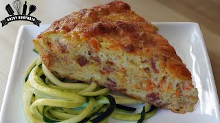 Cukkinis szelet cukkinis quiche recept  Anzsykonyhaja [upl. by Faith]