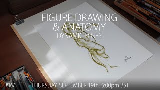 Figure Drawing amp Anatomy  Dynamic Poses 167 [upl. by Acinoev]