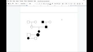 Making Pedigree Charts in Google DocsDraw [upl. by Ginelle]