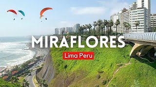 MIRAFLORES Lima Peru 2024 4k Modern and Touristic District  Walking Tour Lima Peru 4k [upl. by Alonso]