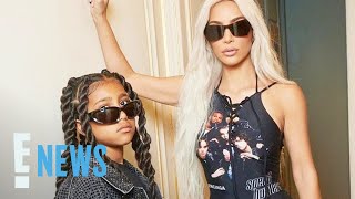 North West Wraps Gifts for Dream Kardashian’s Birthday on TikTok  E News [upl. by Erna]