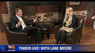 Tinder Live with Lane Moore interview on Good Morning DC [upl. by Debi]