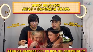 JKT48 Sayonara Crawl Video Reaction  KO GINI SIH [upl. by Eloc]