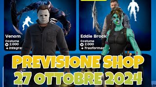 LO SHOP DI FORTNITE STA CAMBIANDO MINI PREVISIONE SHOP DI DOMANI 27 OTTOBRE DOMENICA FORTNITEMARES [upl. by Shewmaker]