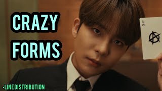 ATEEZ  CRAZY FORM Line Distribution [upl. by Aynik]