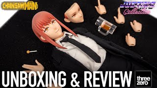 Chainsaw Man Makima Threezero 16 Scale Figure Unboxing amp Review [upl. by Halian]