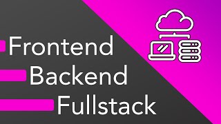 Frontend vs Backend vs Fullstack Web Development  What should you learn [upl. by Firahs]