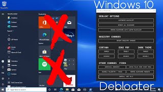 Remove Bloatware from Windows 10  Windows 10 Debloater 2022 [upl. by Craig]