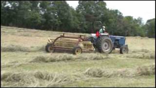 2008 Hay Season  Raking [upl. by Saiasi741]