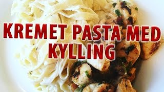 Kremet Pasta med Kylling IRL engsub [upl. by Nivra]