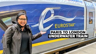 Eurostar Paris To London Underwater Train In Standard Class [upl. by Lseil]