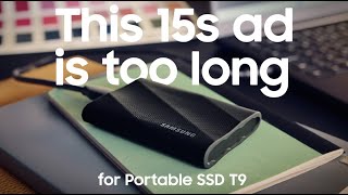 Portable SSD T9 Transfer files instantly  Samsung [upl. by Valerie4]