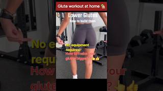 10 Min Glutes workout without equipment Home workout💪Posteriorbootybutt workout Hips building🏠 [upl. by Damha]