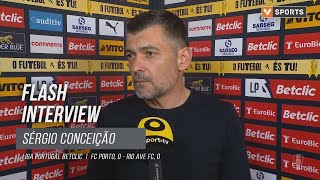 Sérgio Conceição quotJogamos às vezes mais do que contra 11quot [upl. by Nnylram110]