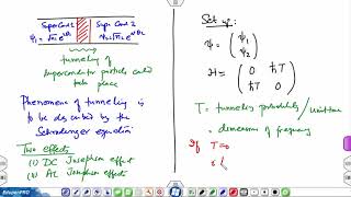 Lec 46 DC and AC Josephson effects and quantum interference [upl. by Hoshi]