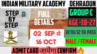 IMA Dehradun Group C Vacancy Offline Form 2023 Kaise Bhare  ima dehradun offline form kaise bhare [upl. by Assirk]