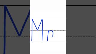 How to Write the Letter M  StepbyStep Tutorial for Beginners [upl. by Eenwahs]