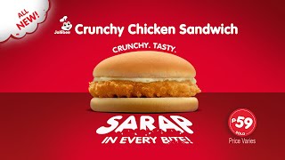 The AllNew Jollibee Crunchy Chicken Sandwich is finally here [upl. by Hong]