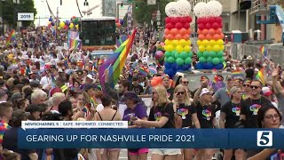 Nashville Pride Festival back this weekend with COVID19 protocols [upl. by Noryv836]