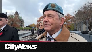 Ottawa marks Remembrance Day with annual commemoration [upl. by Gratianna]