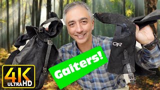 How to Put on and Wear Hiking Gaiters for Hiking amp Backpacking 4k UHD [upl. by Dniren]