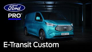 ETransit Custom  Nog betere prestaties  Ford Belgium [upl. by Leirud84]