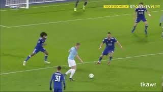 kevin de bruyne goal vs leicester city [upl. by Okimuk19]