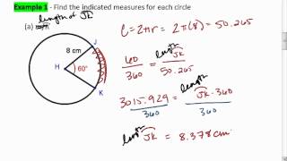 114 2 of 3 Circumference and Arc Length Examplesmp4 [upl. by Emad]