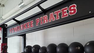 Pewaukee High School  Weight Room Revamp [upl. by Nylirrej]