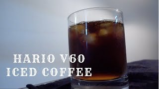 Making Iced Coffee Using Hario V60 [upl. by Nahtanaoj]