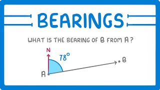 GCSE Maths  What are Bearings 118 [upl. by Peter]