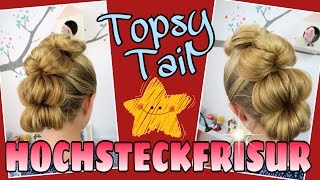 Hochsteckfrisur👍EINFACH👍coole Mädchen ZöpfeampFrisuren Tutorial [upl. by Nimoynib]