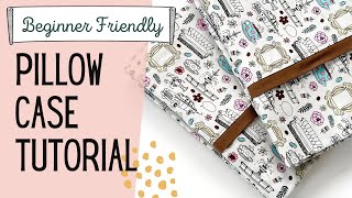 How to Sew a Pillow Case the easiest way [upl. by Celie]