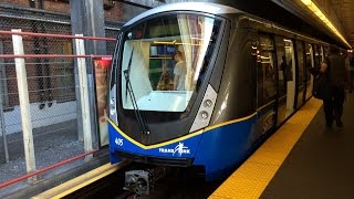 Vancouver Skytrain 2016 Bombardier Mark III Inaugural Run [upl. by Reckford]