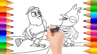 Cómo dibujar No te Burles Pajarón  episodio 11 de la Granja de Zenón  Dibujos para niños [upl. by Aramoj]